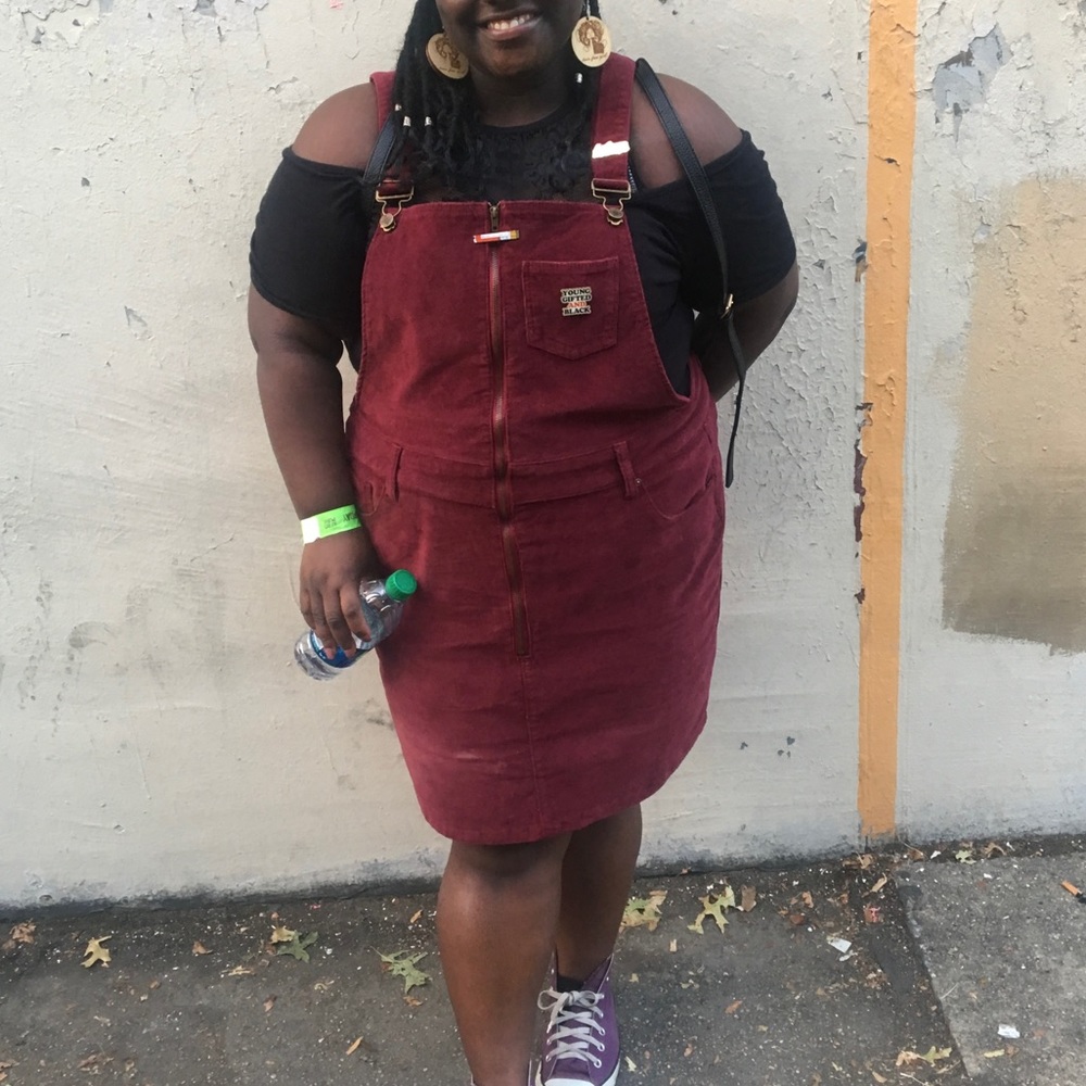 Plus Burgundy Corduroy Skirtall